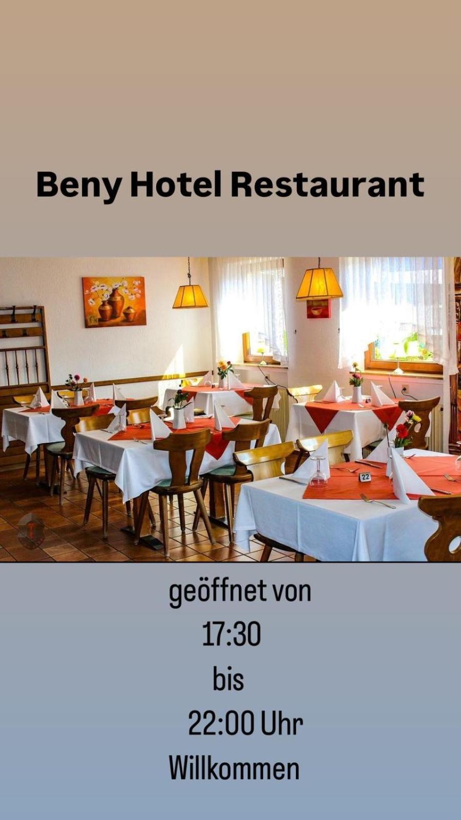 Beny Hotel Restaurant Хертинген Экстерьер фото