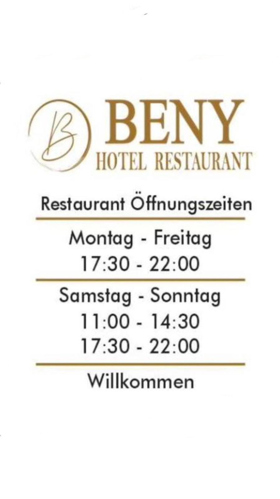 Beny Hotel Restaurant Хертинген Экстерьер фото